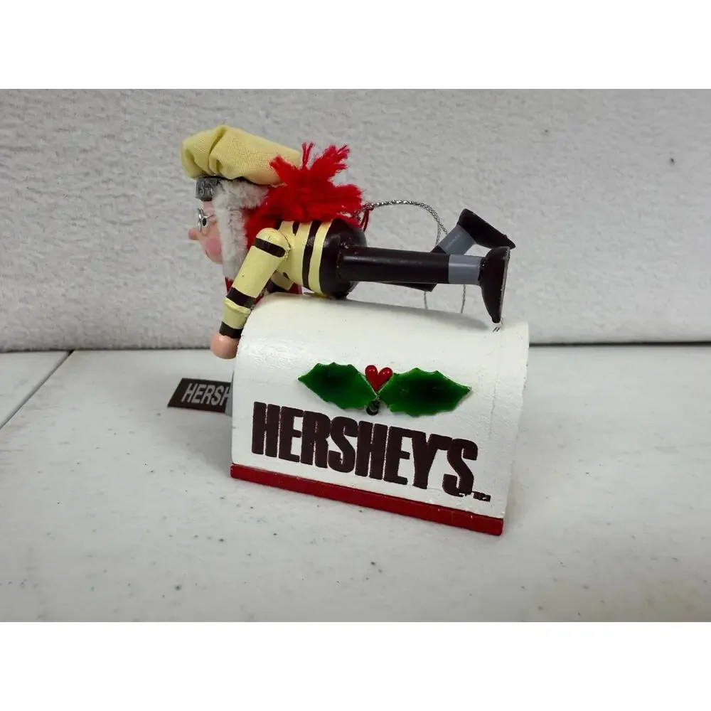 Vintage 90's‎ Hershey's Christmas ornament SANTA BAKER 0N MAILBOX Kurt Alder